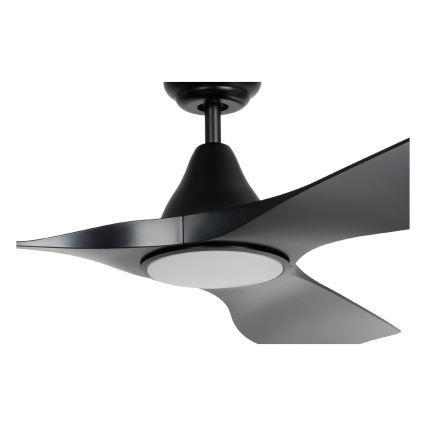 Eglo - LED-loftventilator, 20W/230V, 3000/4000/5000K, Ø 132 cm, sort + fjernbetjening
