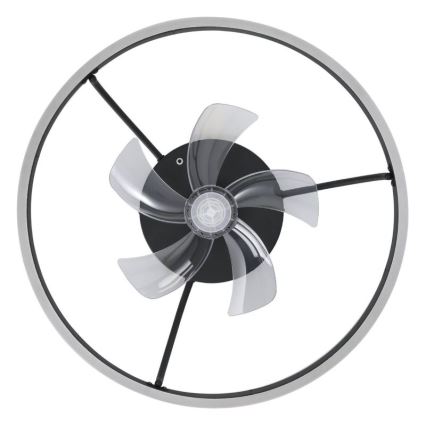 Eglo - LED RGBW dæmpbar loftventilator LED/36W/230V 3000-6500K sort + fjernbetjening