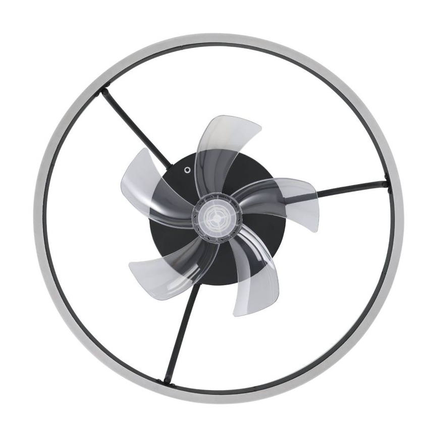 Eglo - LED RGBW dæmpbar loftventilator LED/36W/230V 3000-6500K sort + fjernbetjening