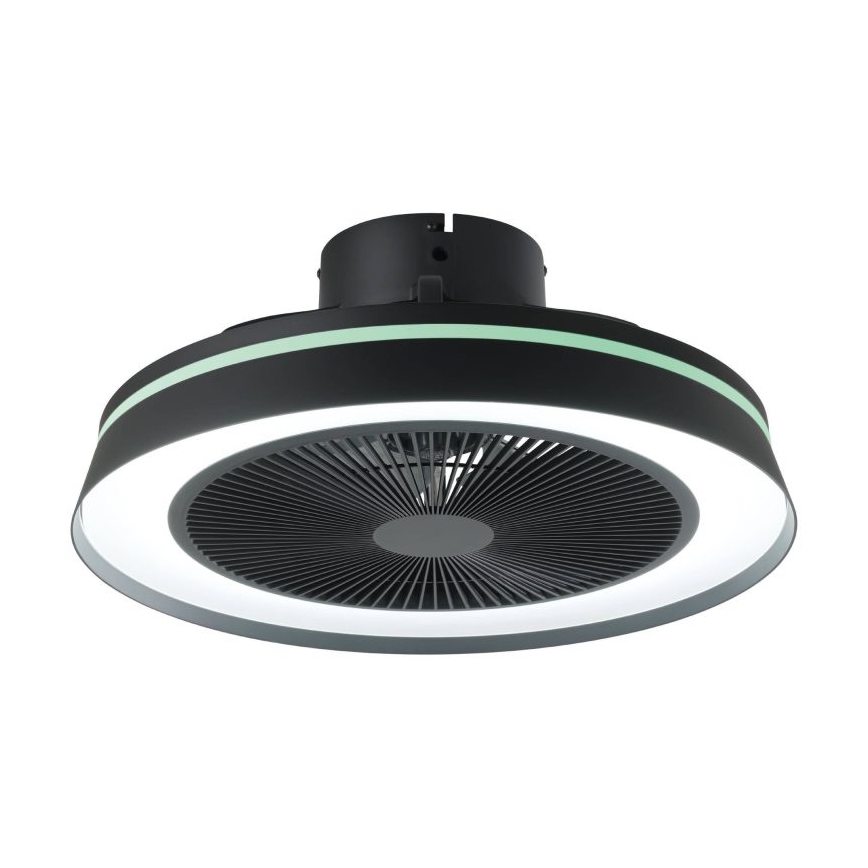 Eglo - Dæmpbar LED RGBW loftsventilator 3xLED/8,5W/230V+LED/6W 2700-6500K Ø 48 cm sort + fjernbetjening