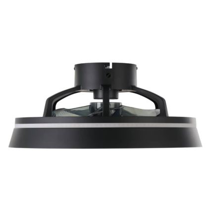 Eglo - Dæmpbar LED RGBW loftsventilator 3xLED/8,5W/230V+LED/6W 2700-6500K Ø 48 cm sort + fjernbetjening