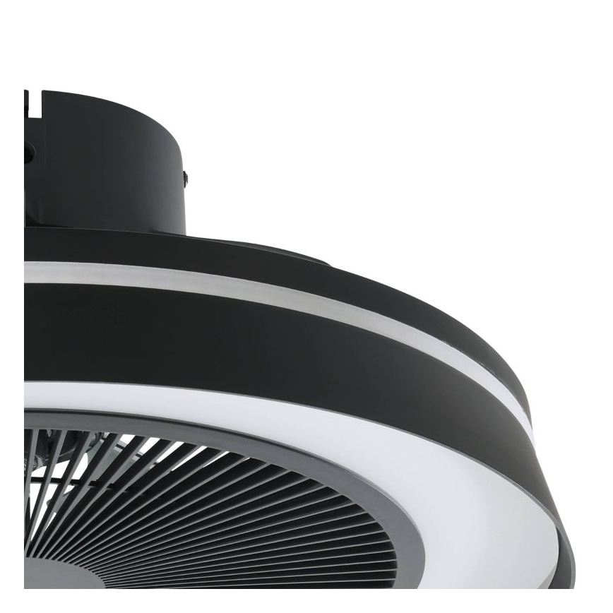 Eglo - Dæmpbar LED RGBW loftsventilator 3xLED/8,5W/230V+LED/6W 2700-6500K Ø 48 cm sort + fjernbetjening