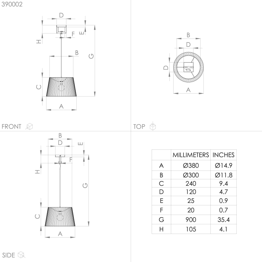 Eglo - Pendel 1xE27/40W/230V sort