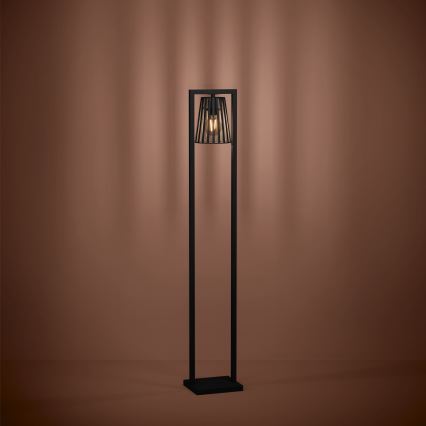 Eglo - Gulvlampe 1xE27/40W/230V sort