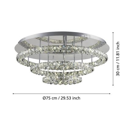 Eglo - LED loftlampe LED/61W/230V