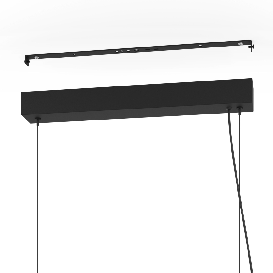 Eglo - LED pendel dæmpbar LED/44W/230V 3000K sort/guldfarvet