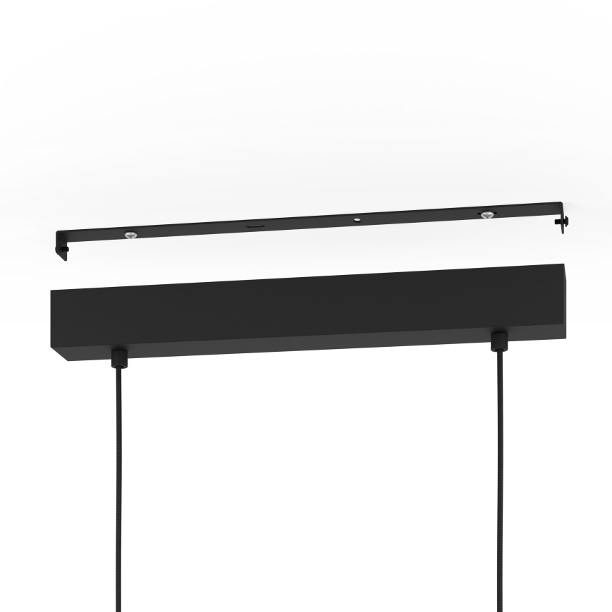 Eglo - Pendel 3xE27/28W/230V sort