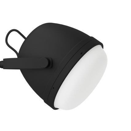 Eglo - Gulvlampe 2xE27/28W/230V sort