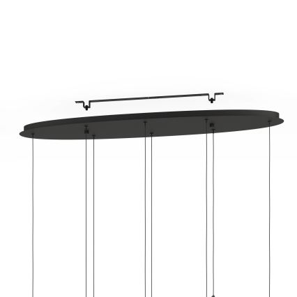 Eglo - LED pendel dæmpbar 8xLED/4,2W/230V 3000K sort