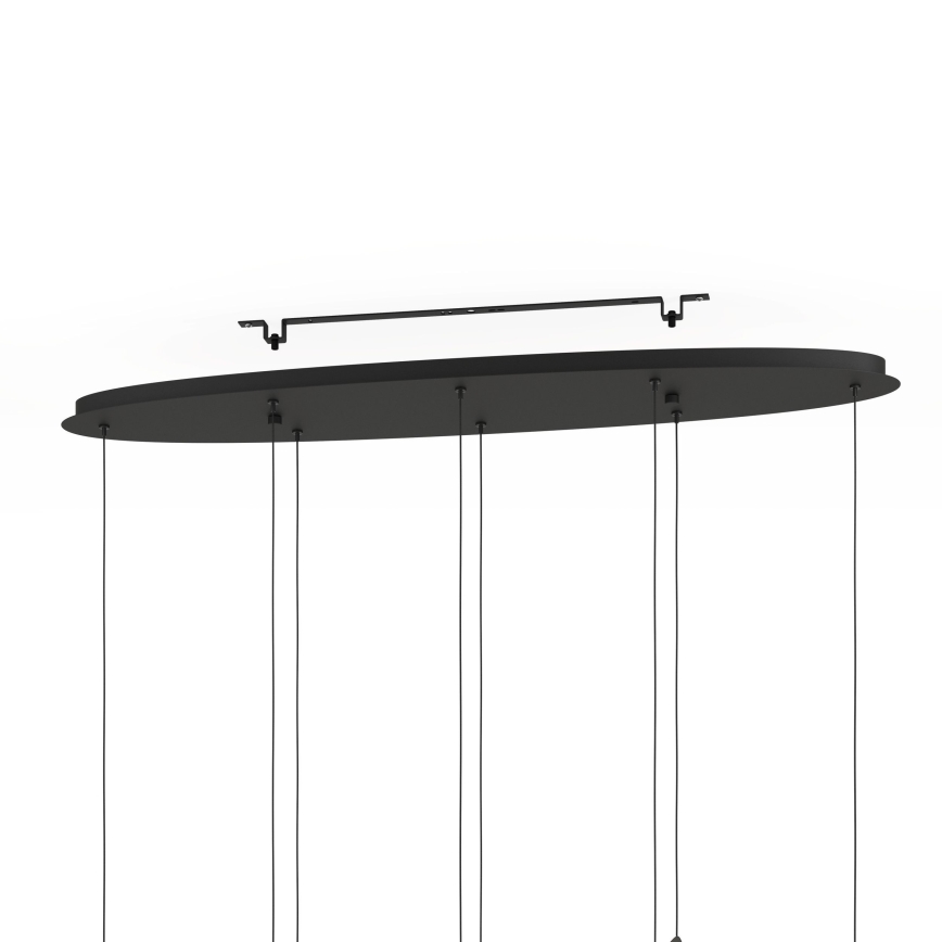 Eglo - LED pendel dæmpbar 8xLED/4,2W/230V 3000K sort