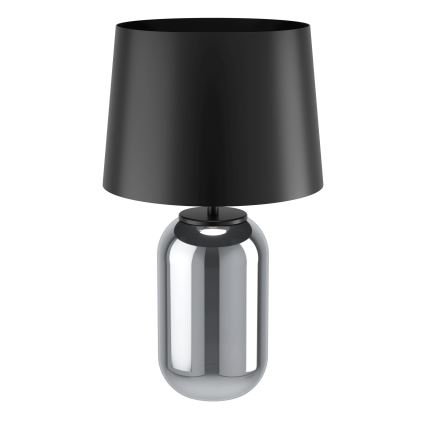Eglo - Bordlampe 1xE27/40W/230V sort/røget