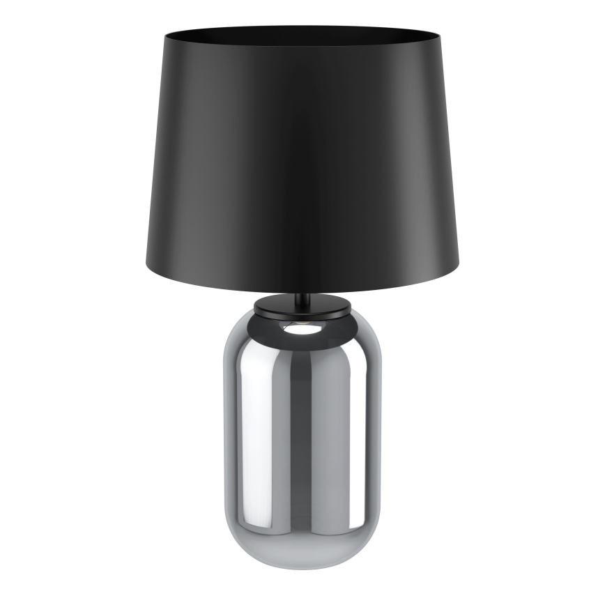 Eglo - Bordlampe 1xE27/40W/230V sort/røget