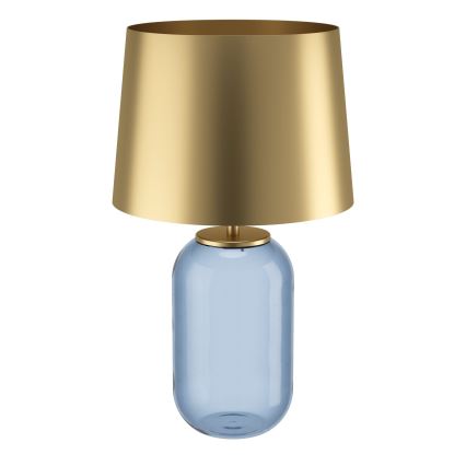 Eglo - Bordlampe 1xE27/40W/230V guldfarvet/blå