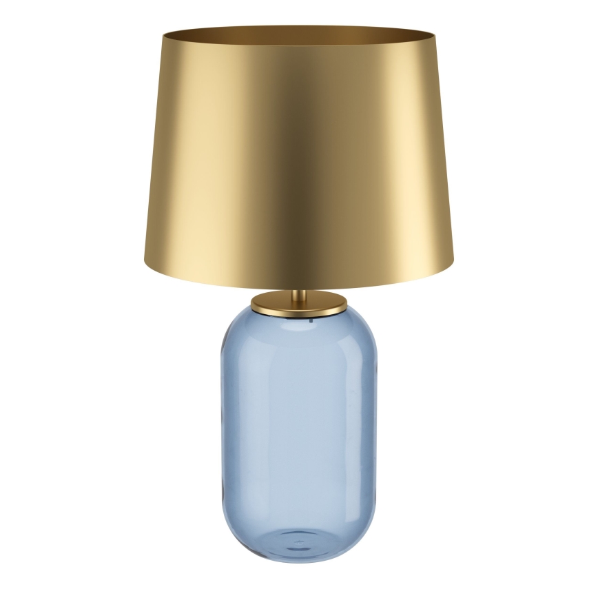 Eglo - Bordlampe 1xE27/40W/230V guldfarvet/blå