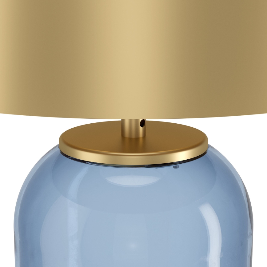 Eglo - Bordlampe 1xE27/40W/230V guldfarvet/blå