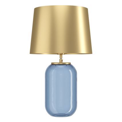 Eglo - Bordlampe 1xE27/40W/230V guldfarvet/blå