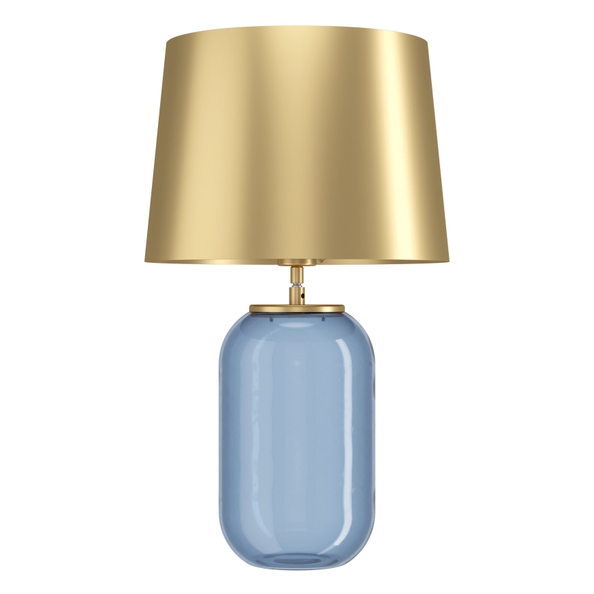 Eglo - Bordlampe 1xE27/40W/230V guldfarvet/blå