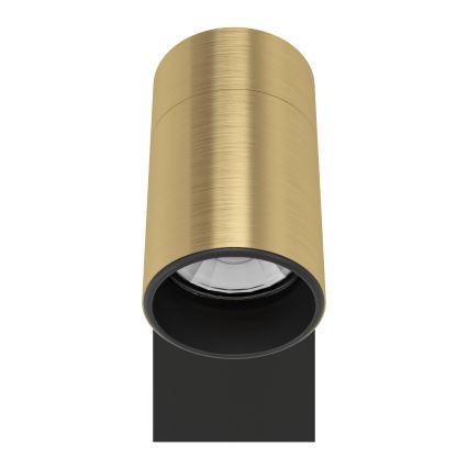 Eglo - LED vægspot 1xGU10/4,5W/230V 3000K sort/guldfarvet