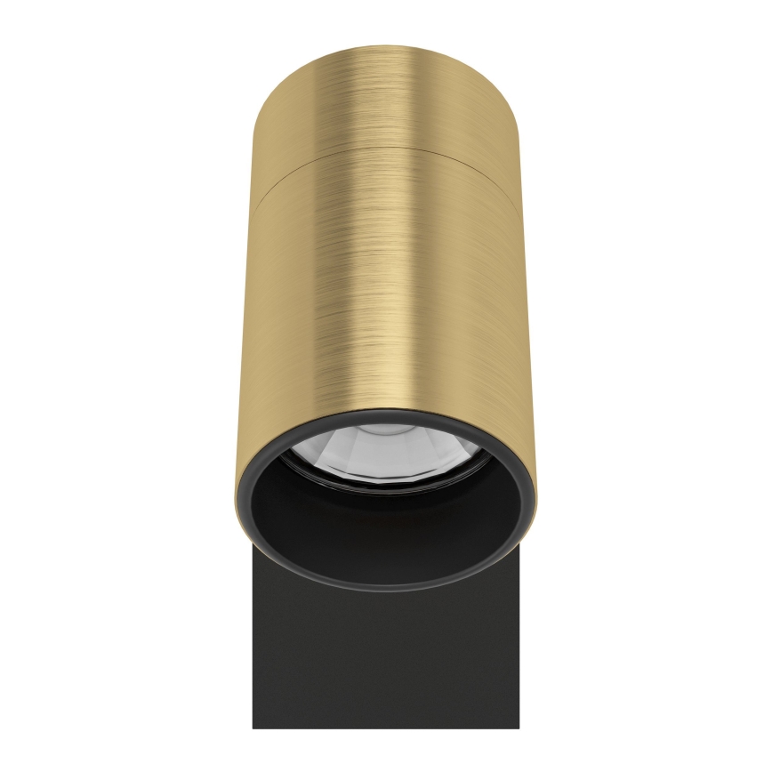 Eglo - LED vægspot 1xGU10/4,5W/230V 3000K sort/guldfarvet