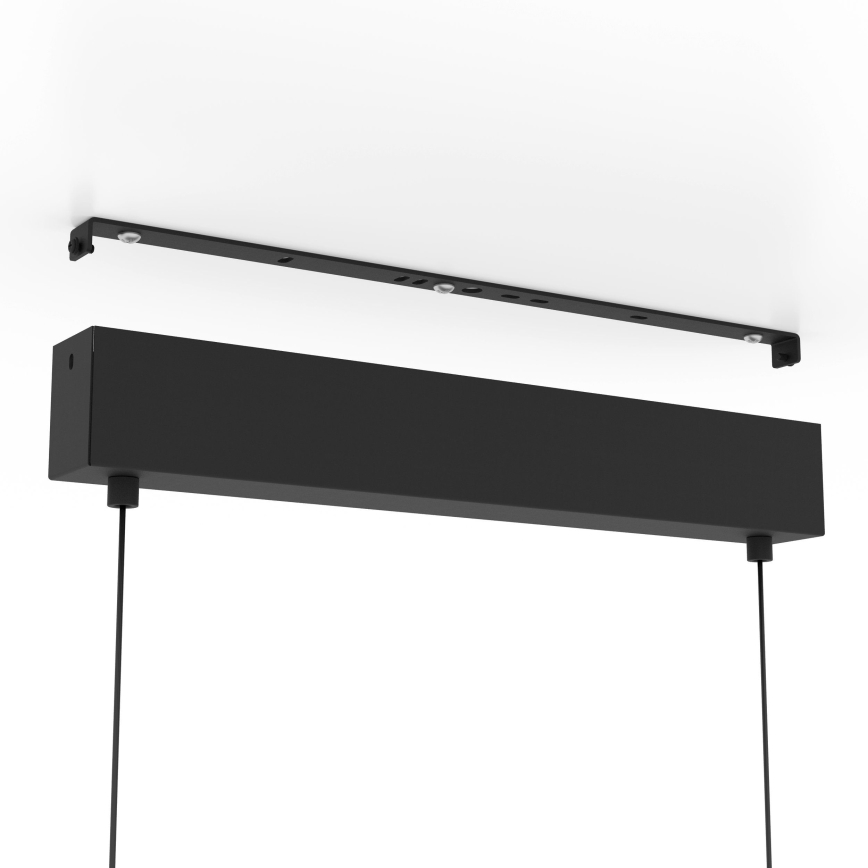 Eglo - LED pendel dæmpbar 2xLED/12,5W/230V + LED/15,5W 3000K sort