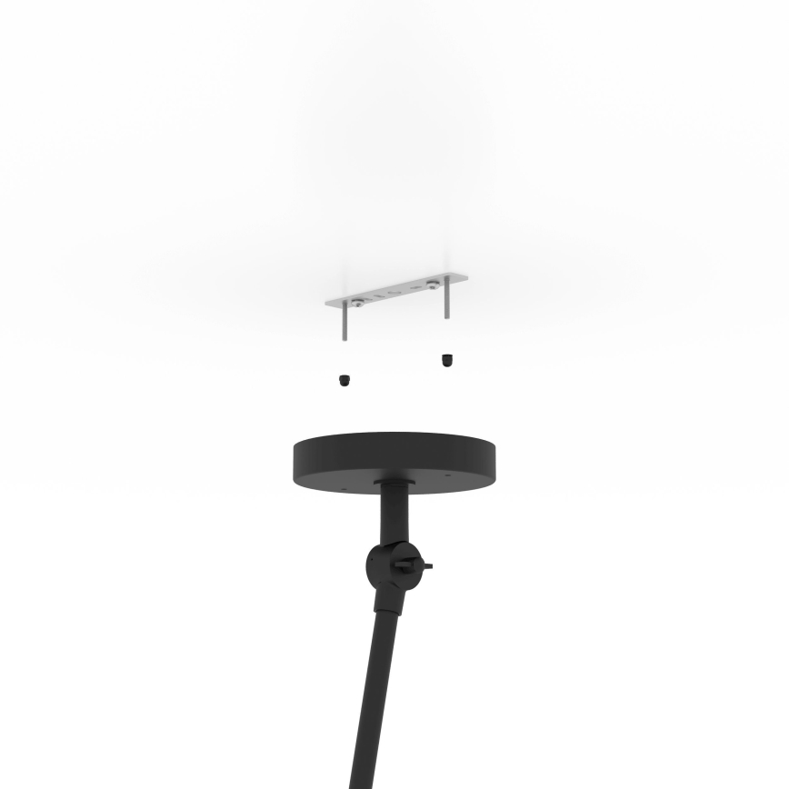 Eglo - Pendellampe 1xE27/40W/230V sort