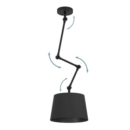 Eglo - Pendellampe 1xE27/40W/230V sort