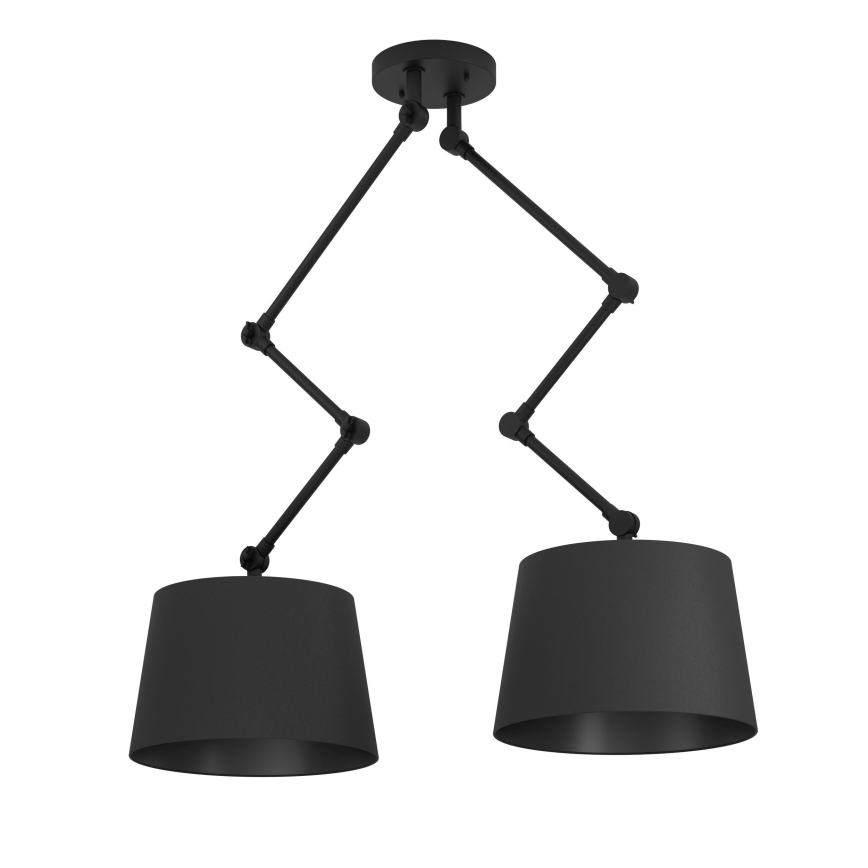 Eglo - Pendellampe 2xE27/40W/230V sort