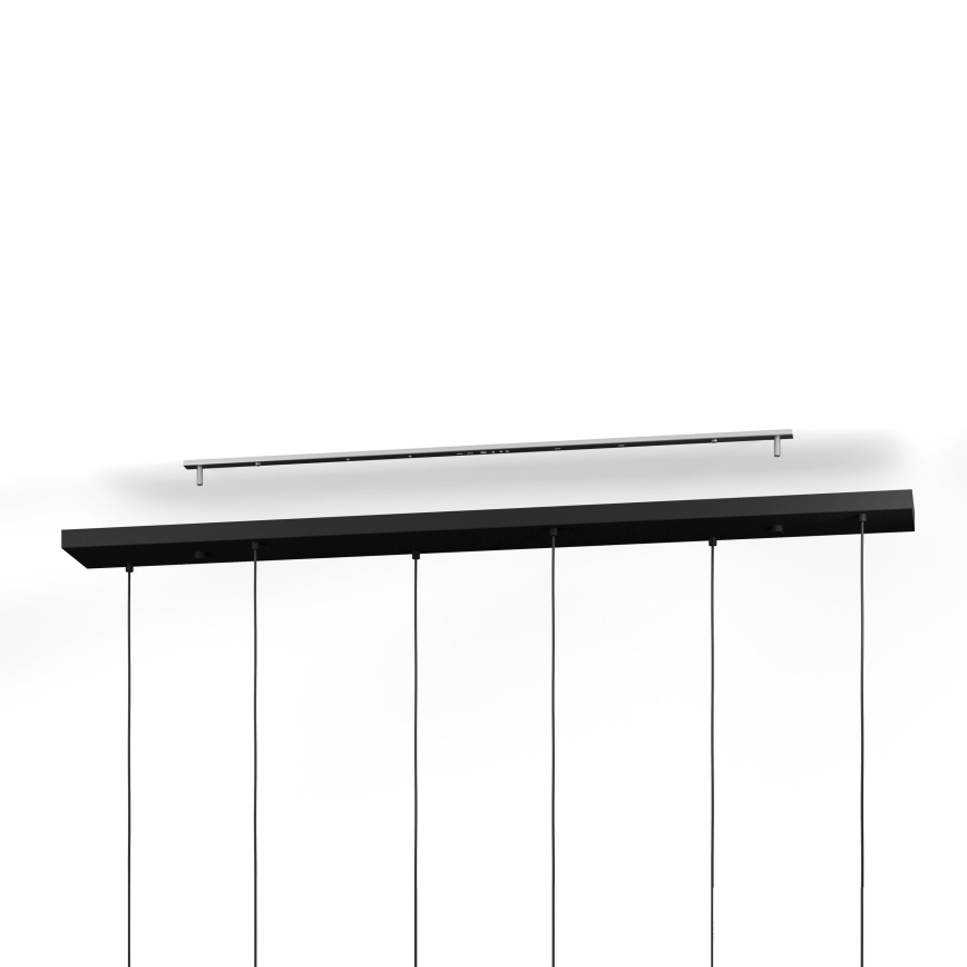 Eglo - Pendel 6xE27/40W/230V sort