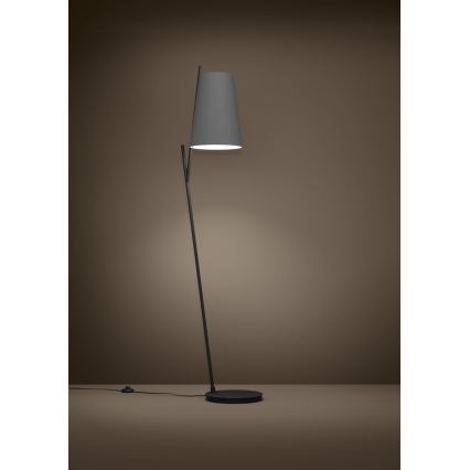 Eglo - Gulvlampe 1xE27/40W/230V grå