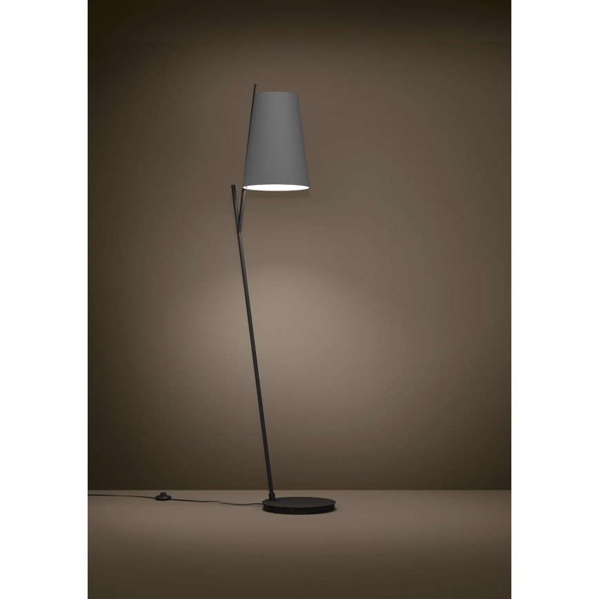 Eglo - Gulvlampe 1xE27/40W/230V grå