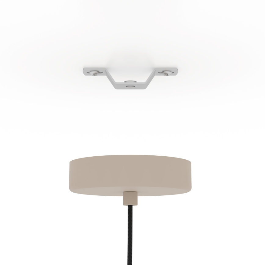 Eglo - Pendel 1xE27/40W/230V diameter 21 cm cremefarvet