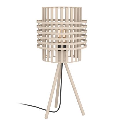 Eglo - Gulvlampe 1xE27/40W/230V cremefarvet