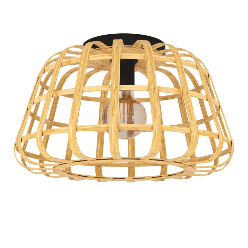 Eglo - Loftlampe 1xE27/40W/230V bambus