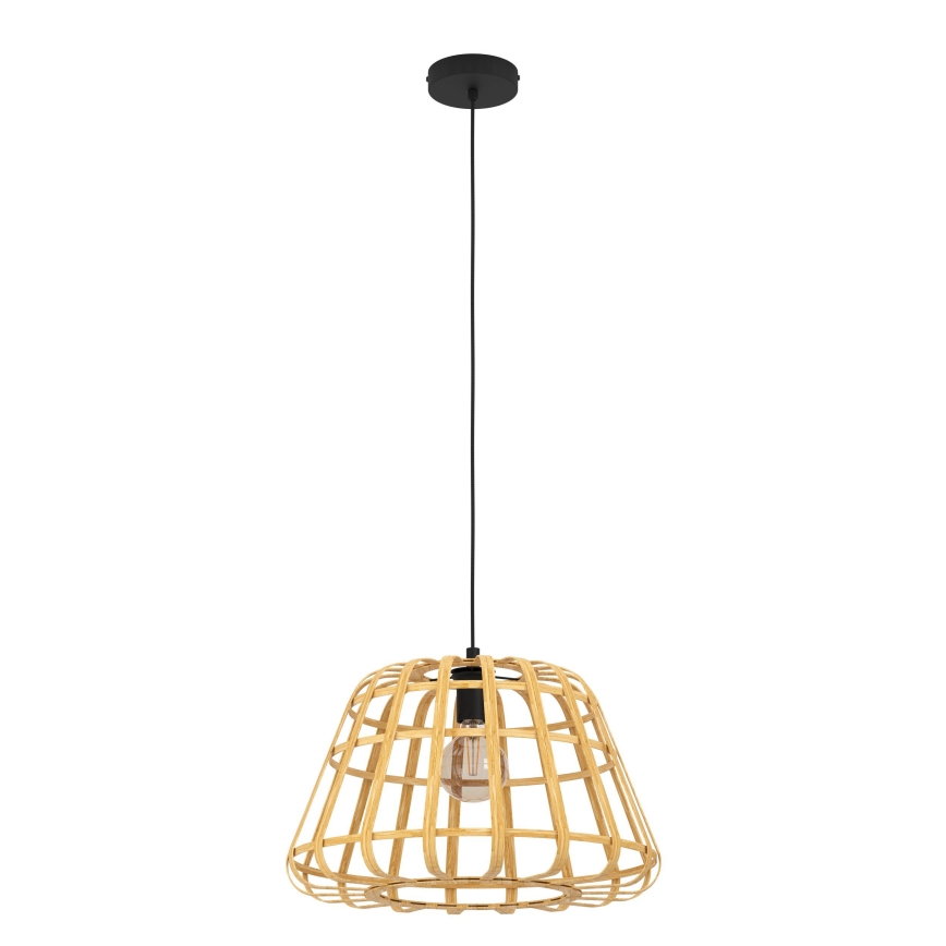 Eglo - Pendel 1xE27/40W/230V diameter 50 cm bambus
