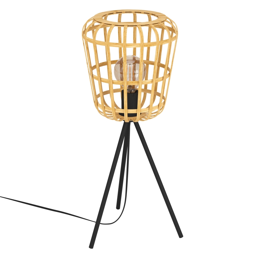 Eglo - Bordlampe 1xE27/40W/230V bambus