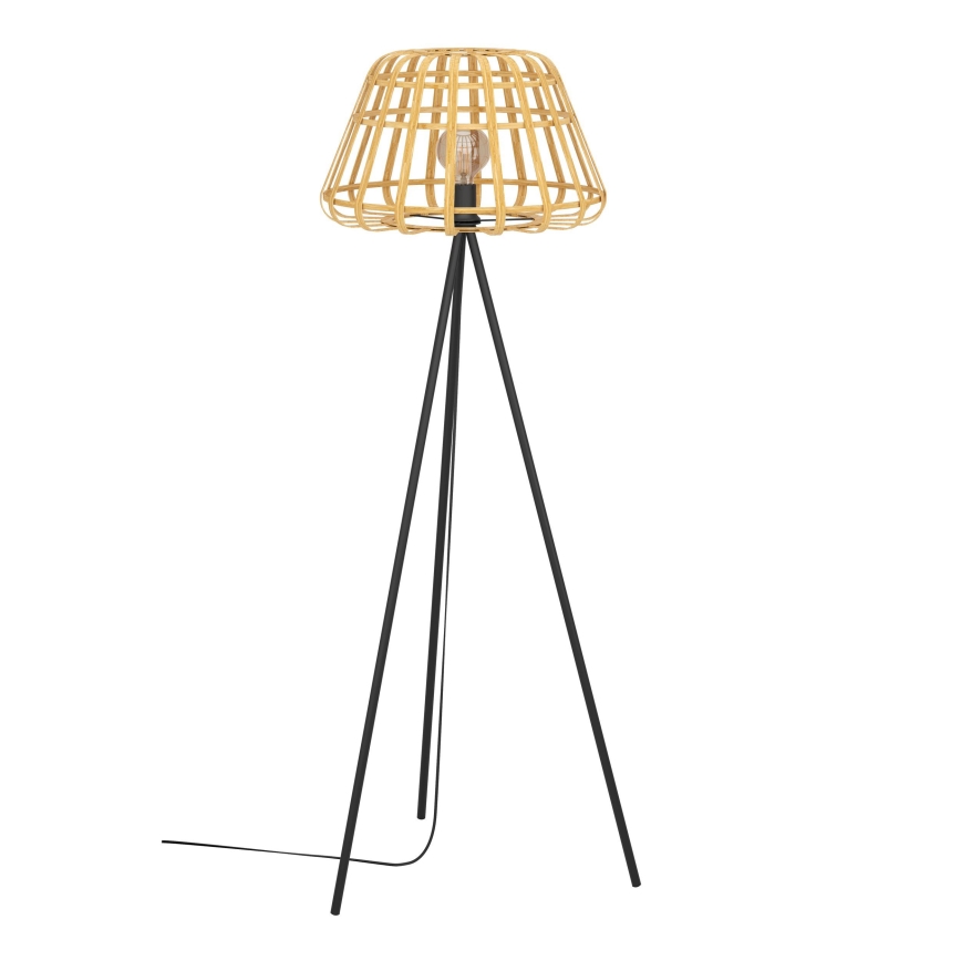 Eglo - Gulvlampe 1xE27/40W/230V bambus