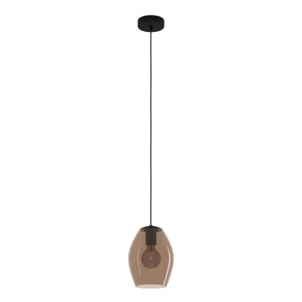 Eglo - Pendel 1xE27/40W/230V brun