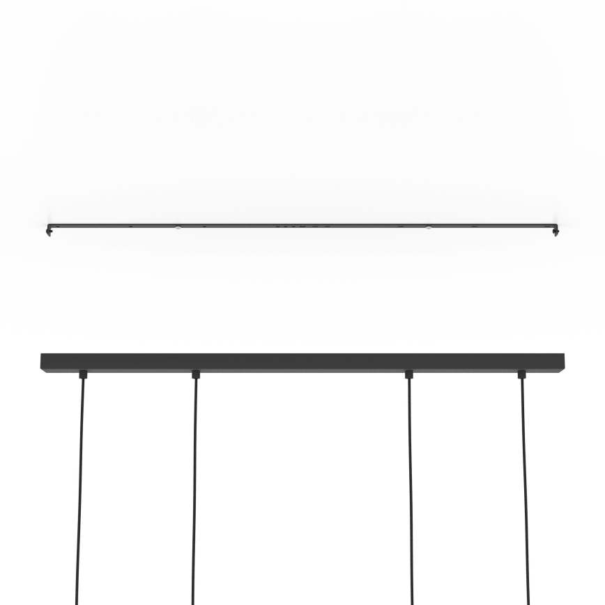 Eglo - Pendel 4xE27/40W/230V sort/brun