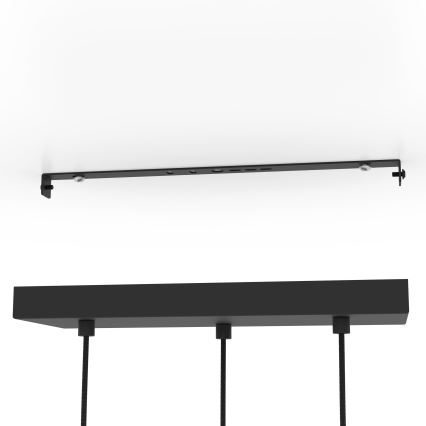 Eglo - Pendel 3xE14/40W/230V guldfarvet/sort