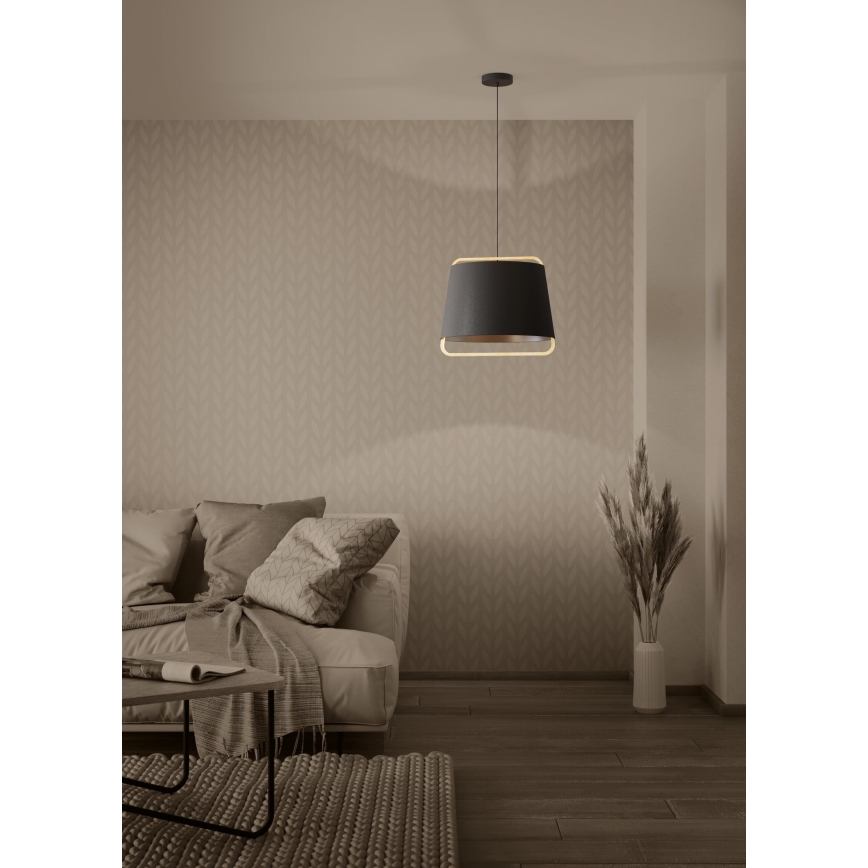 Eglo - Pendel 1xE27/40W/230V sort