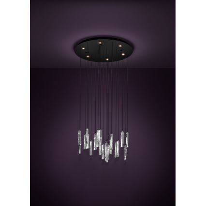 Eglo - LED pendel dæmpbar 6xLED/4,2W/230V 3000K transparent