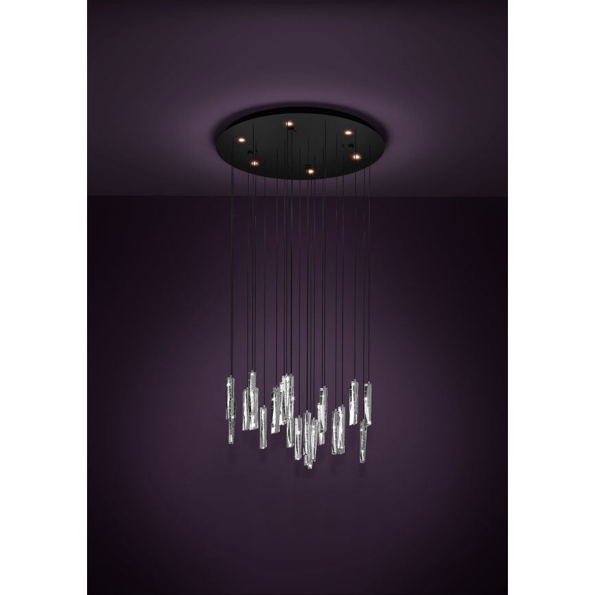 Eglo - LED pendel dæmpbar 6xLED/4,2W/230V 3000K transparent