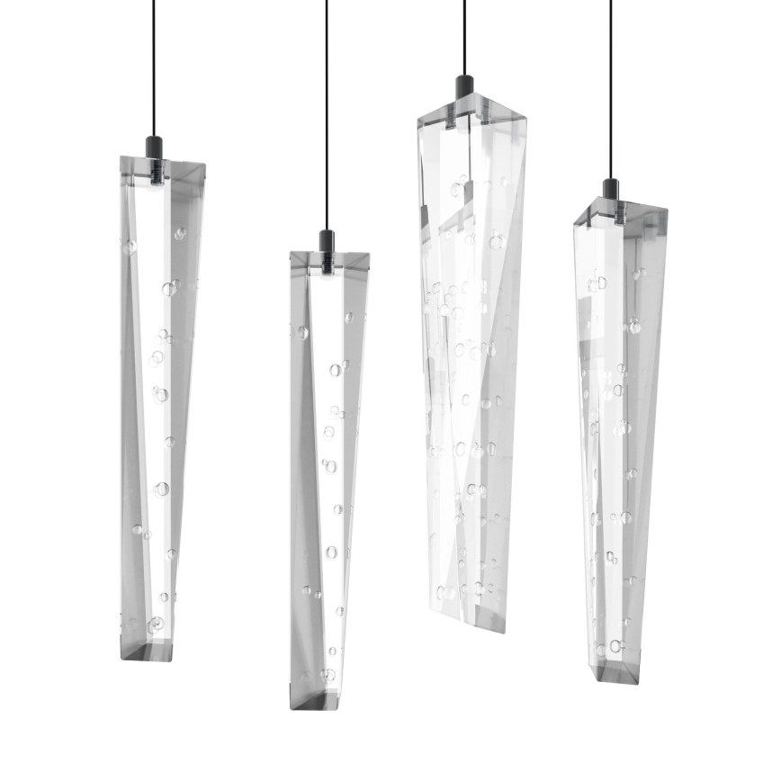 Eglo - LED pendel dæmpbar 6xLED/4,2W/230V 3000K transparent