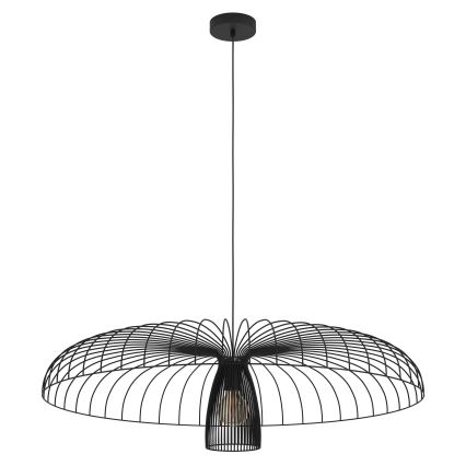 Eglo - Pendel 1xE27/60W/230V diameter 98,5 cm sort