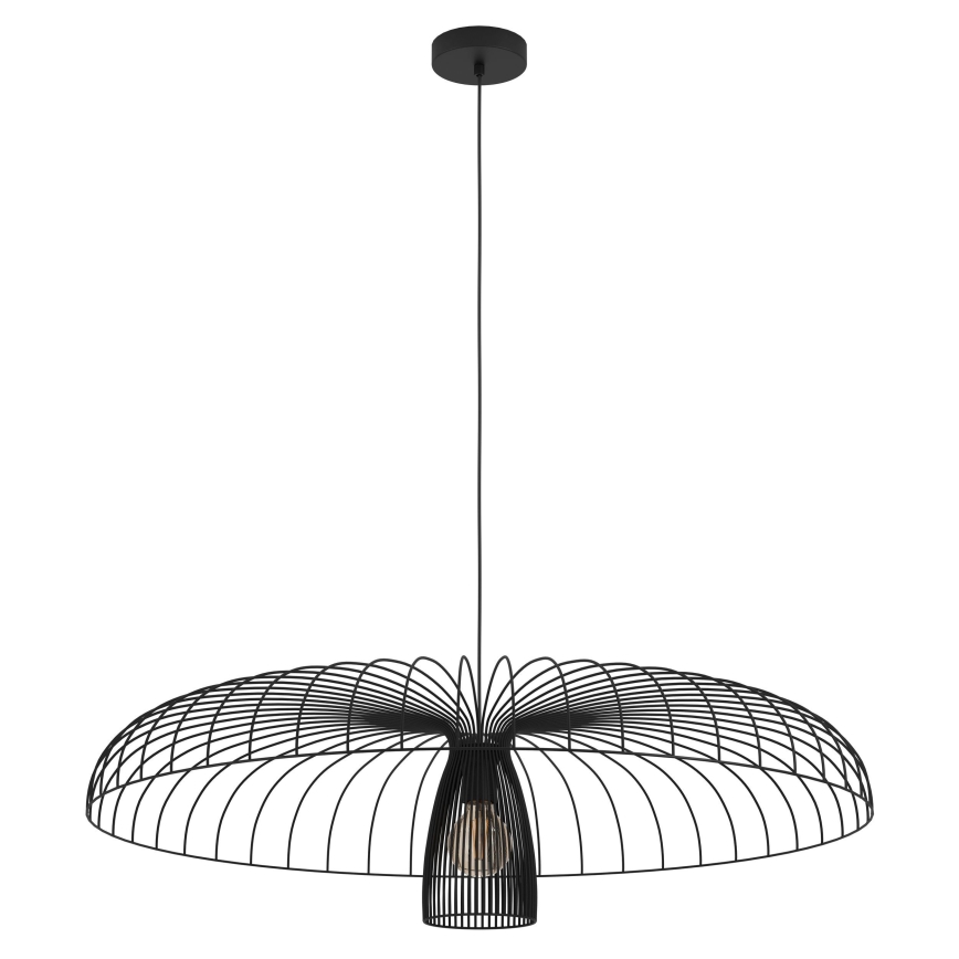 Eglo - Pendel 1xE27/60W/230V diameter 98,5 cm sort