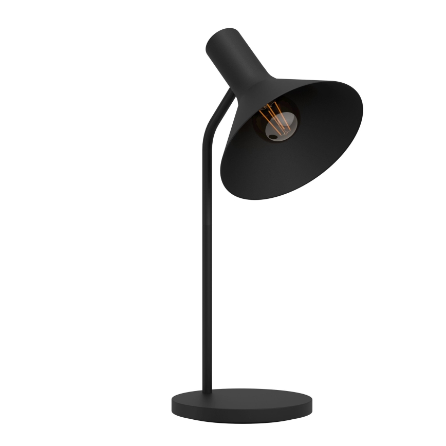 Eglo - Bordlampe 1xE27/28W/230V sort