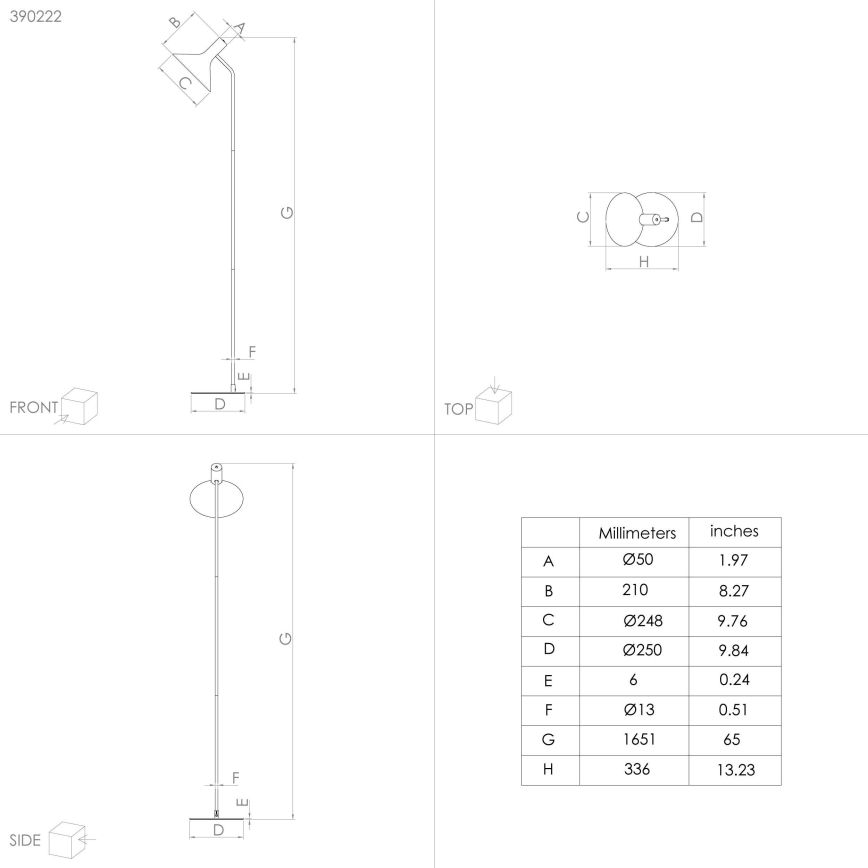 Eglo - Gulvlampe 1xE27/28W/230V sort