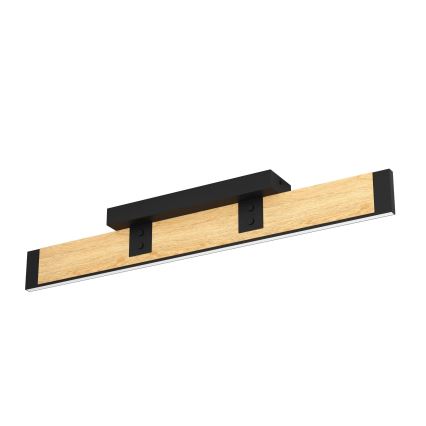 Eglo - LED loftlampe dæmpbar LED/27W/230V 3000K sort/brun