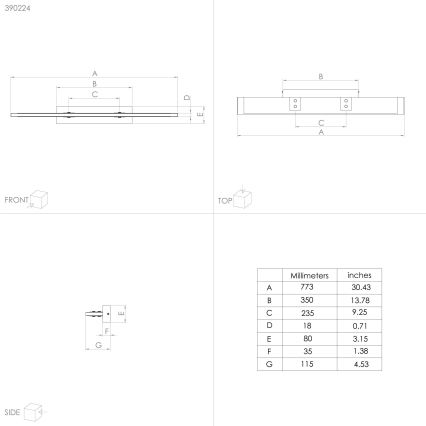Eglo - LED loftlampe dæmpbar LED/27W/230V 3000K sort/brun