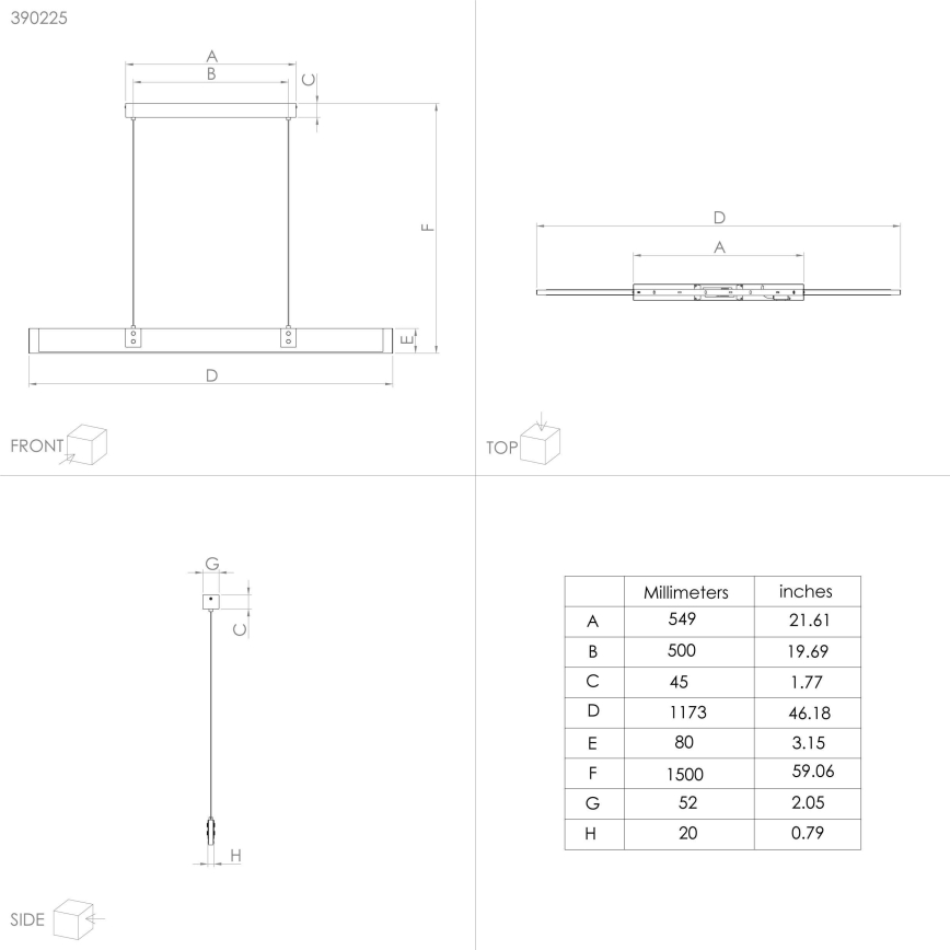 Eglo - LED pendel dæmpbar LED/28,8W/230V 3000K sort/brun